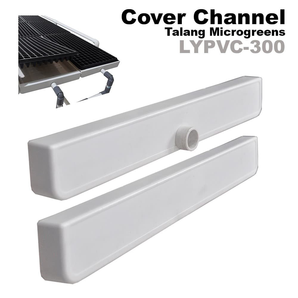 Hidroponik Channel Cover / Penutup Ujung Talang U/ LYPVC-300 1 Set