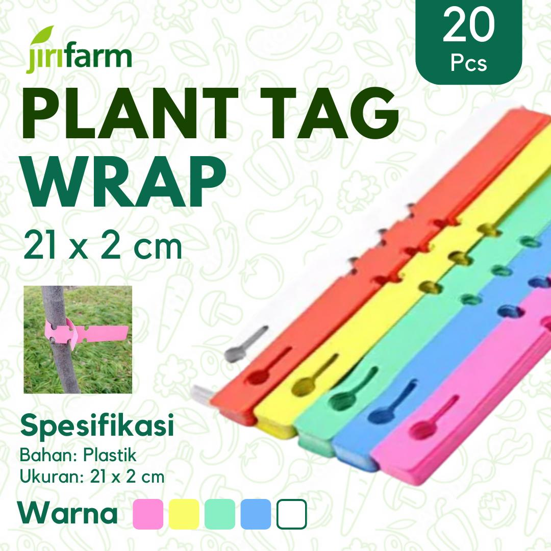JIRIFARM - Plant Label Name Tag - Label Penanda Tanaman, Model Collar Slip On - Kalung 2x21 cm 20Pcs