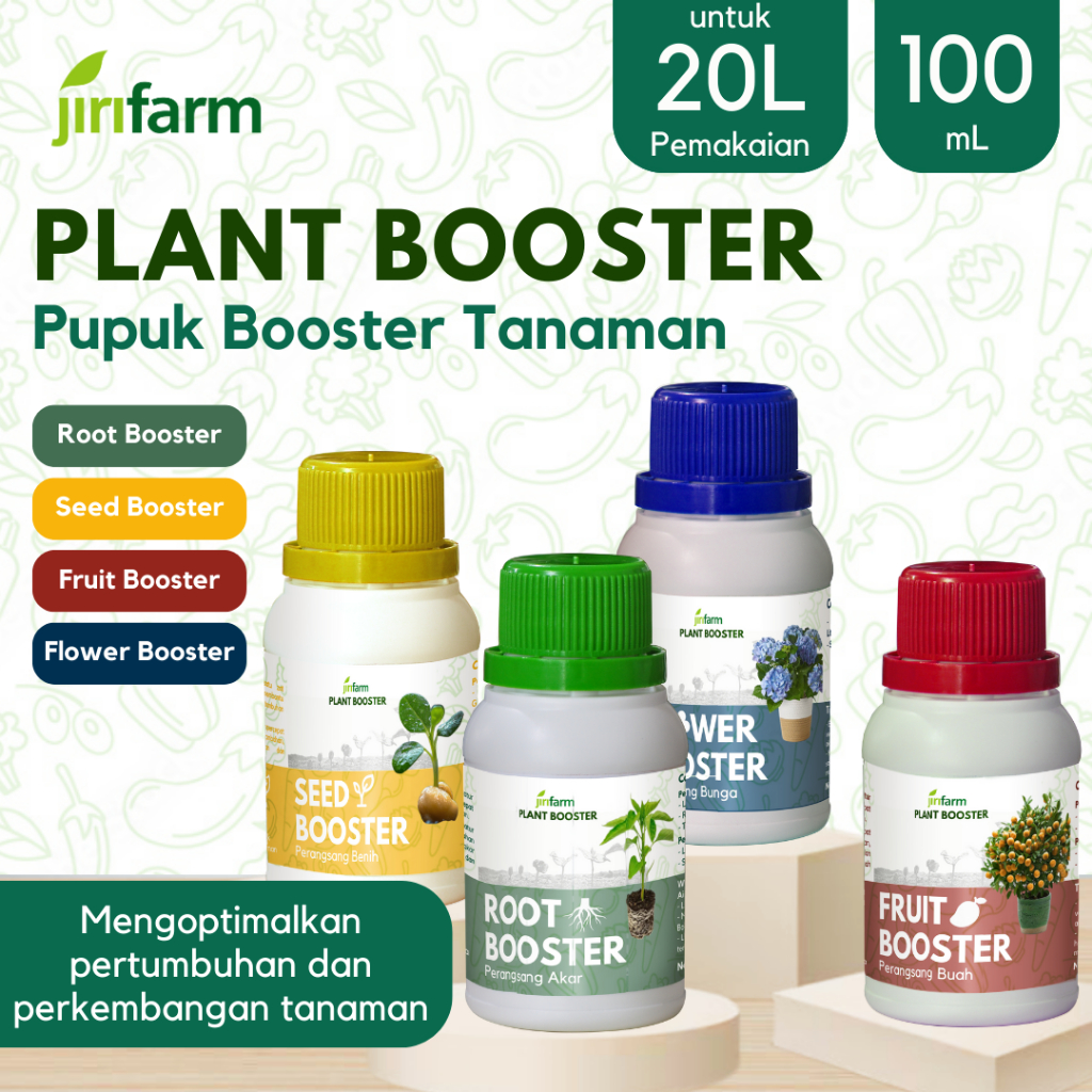 JIRIFARM - Root Plant Fruit Flower Seed Booster Pupuk Akar Tanaman Hias Buah Sayur