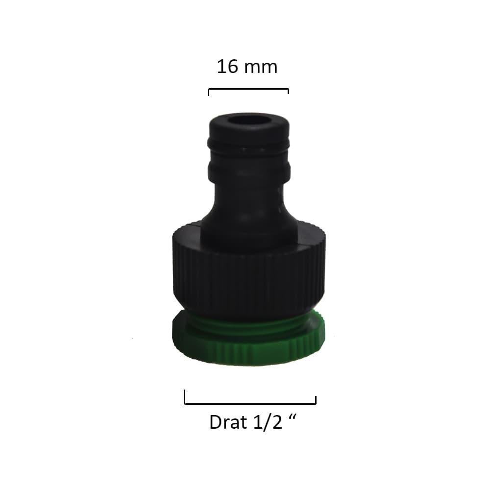 Konektor Keran Drat 1/2 Inch atau 3/4 Inch ke Selang 5/8 Tap Adaptor
