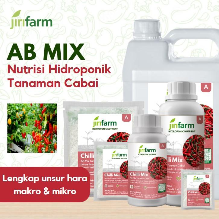 JIRIFARM - AB Mix Konsentrat Pupuk Nutrisi Hidroponik Tanaman Cabai