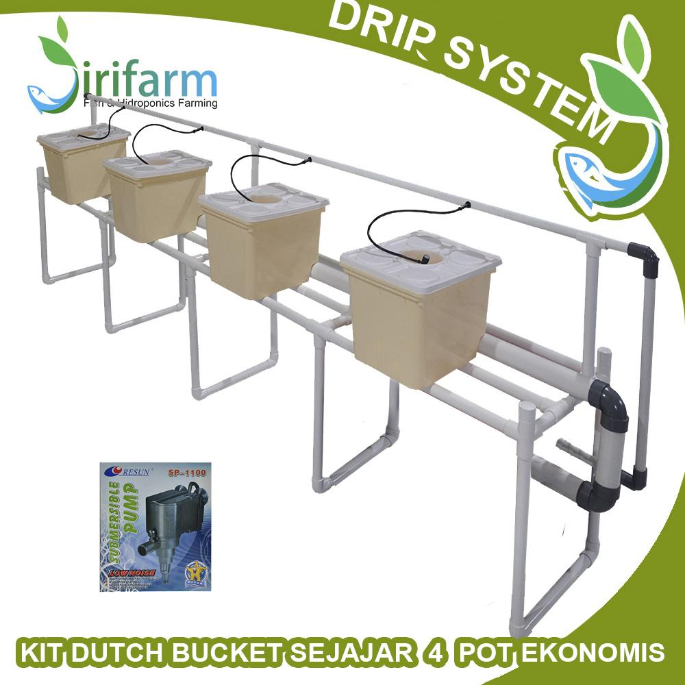 READY! Jirifarm Paket DRIP Dutch Bucket drip 4 LT Sejajar Ekonomis