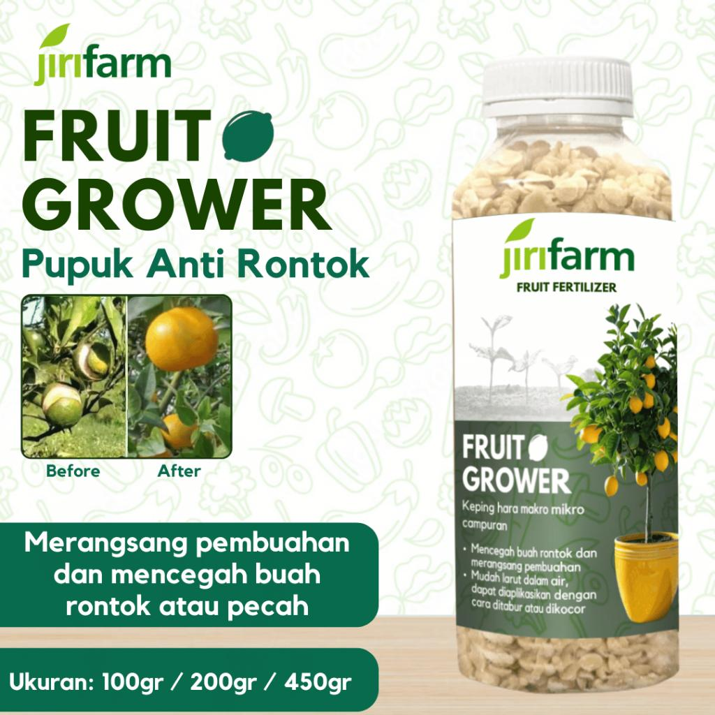 JIRIFARM - Pupuk Pelebat Buah Fruit Grower Pencegah Buah Rontok Asupan Nutrisi Buah 100 200 450gr