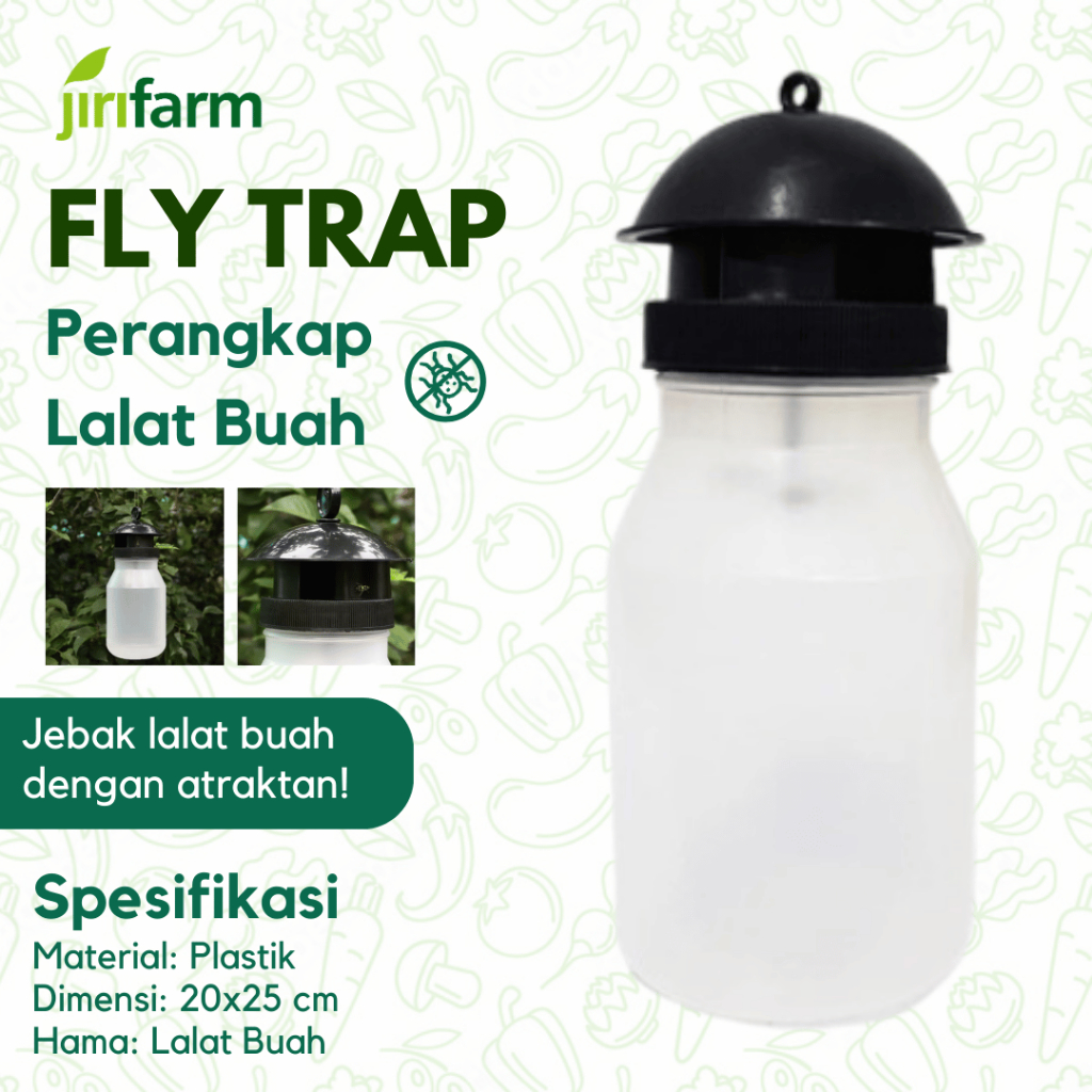 JIRIFARM - Fruit Fly Trap Killer Alat Perangkap Hama Serangga Lalat Buah plus Botol