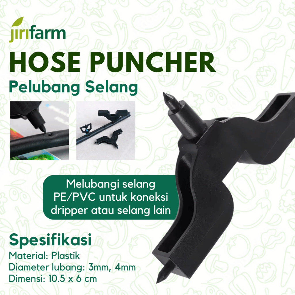 JIRIFARM - Penebuk Puncher Hose Puncher 3 mm 4 mm Pelubang Pembuat Lubang Selang