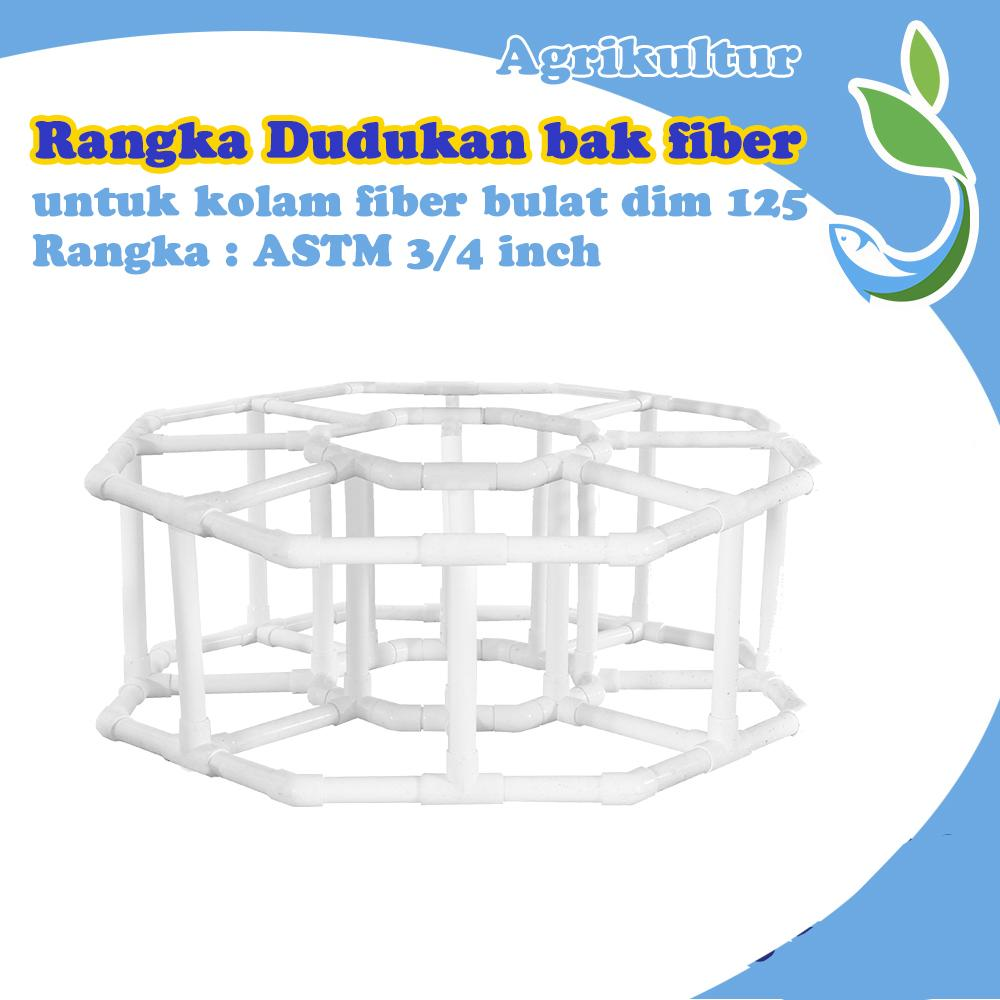 DUDUKAN PARALON untuk BAK FIBER D=125CM, T=60CM
