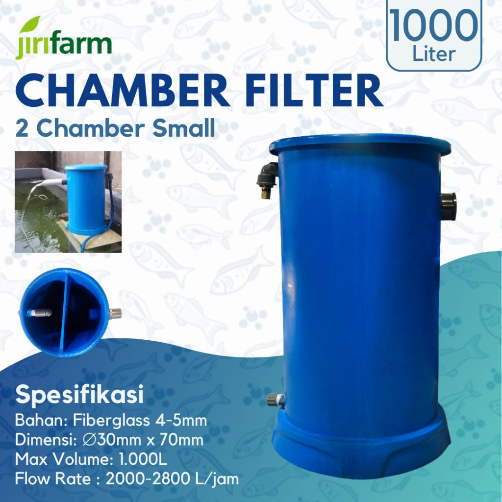 Filter Kolam Vol Max 1 m3 Lengkap D:30 T:70 Fiber Kuat Awet Jirifarm