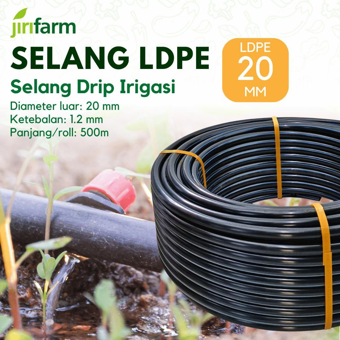 JIRIFARM - Selang LDPE 20mm utk sitem Drip panjang