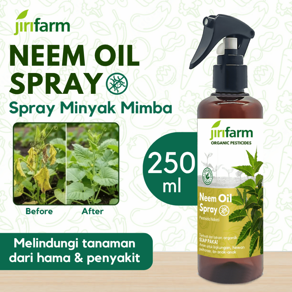 JIRIFARM - Neem Oil Spray 250ml Pestisida Nabati Pengontrol Hama Tanaman