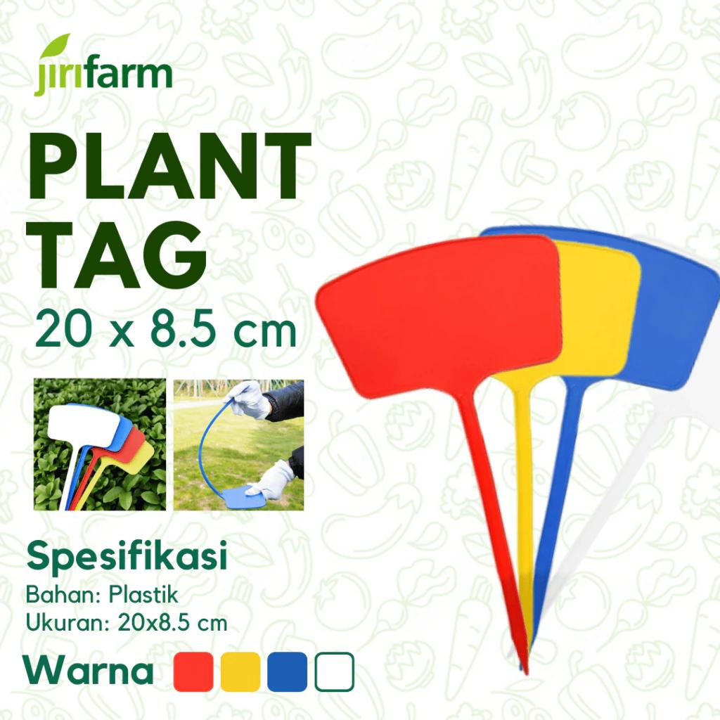 JIRIFARM - Plant Tag 20x8 Name Label - Label Penanda Tanaman Tebal, Thick Model Tee - T Warna Warni