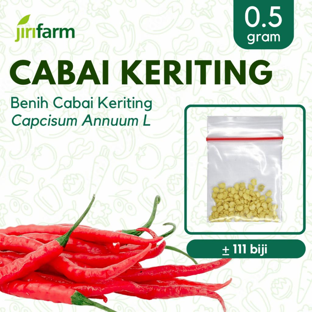 JIRIFARM - Benih Bibit Cabe Merah Kriting Tanaman Sayuran Buah Seribuan Unggul